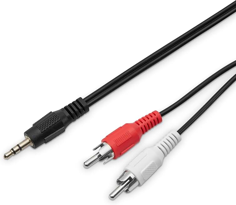 3.5mm to RCA audio cable for speakers