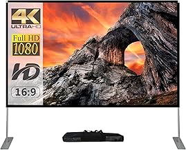 100-Inch Outdoor Projector Screen with Stand