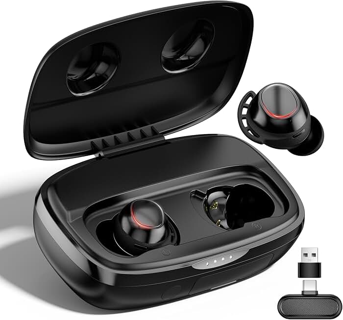 Wireless Gaming Earbuds with 90H Playtime and Low Latency