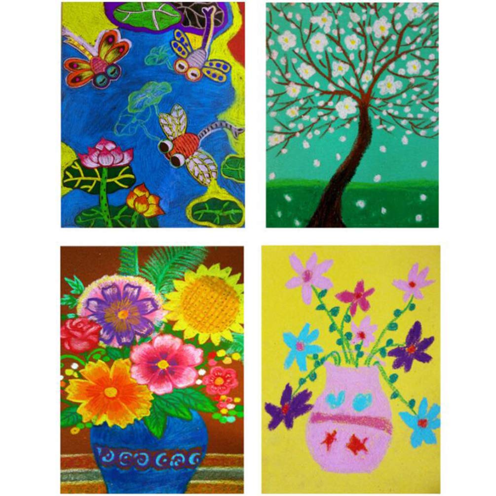 10 Colorful Sparkly Sandpaper Sheets for Crafts