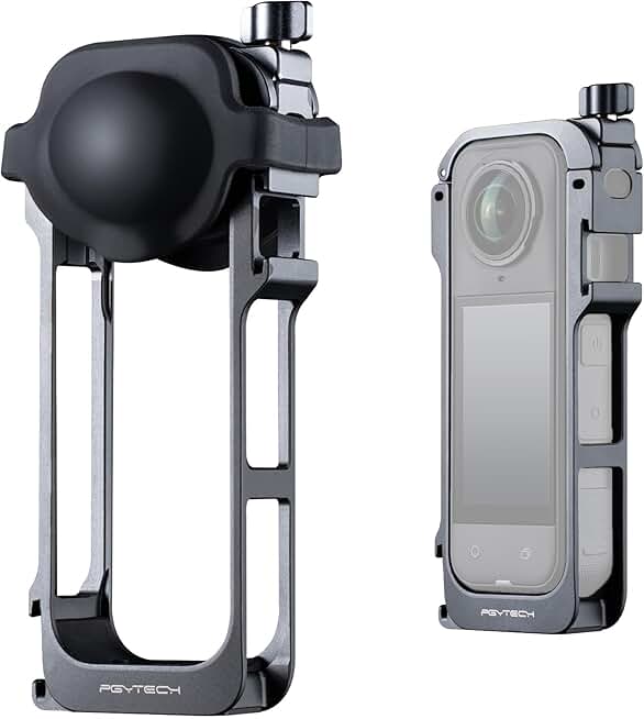 Durable Aluminum Camera Cage with Cold Shoe Mounts