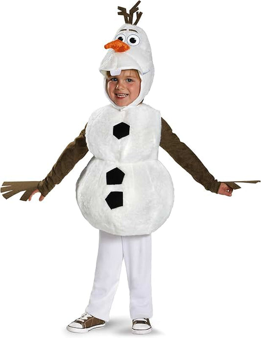 Toddler Olaf Costume for Babies, White, XS (12-18 months)