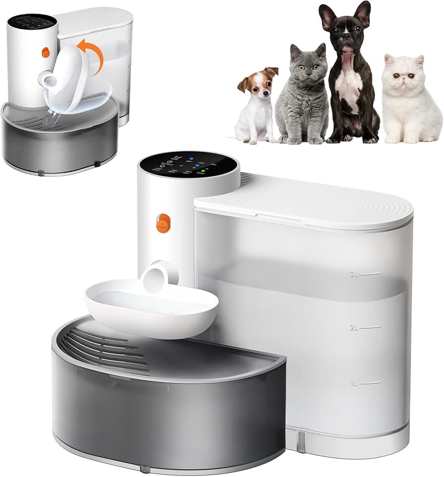 Wireless Pet Water Fountain with Large Capacity