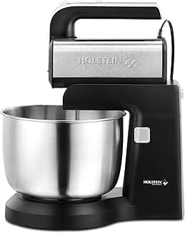 5-Speed Hand and Stand Mixer with LED Light