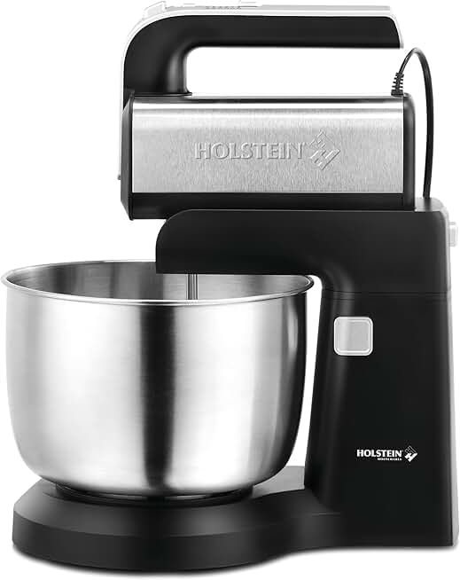 5-Speed Hand and Stand Mixer with LED Light