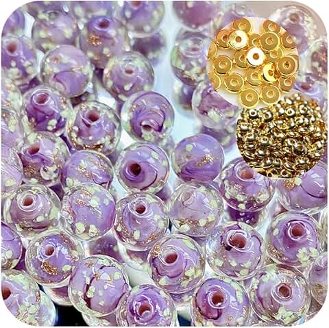 8mm Glow-in-the-Dark Glass Beads for Jewelry Making, 200pcs