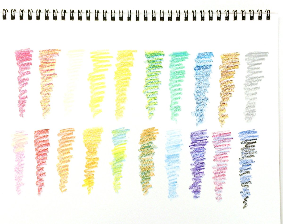 20 Colored Pencils Set with Sharpener