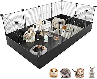 Guinea Pig Cage with Waterproof Bottom and Easy Release