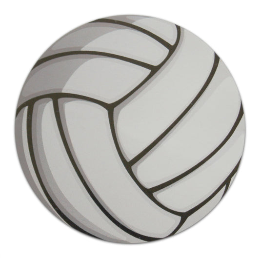 Round vinyl sports ball sticker for water bottles and decor