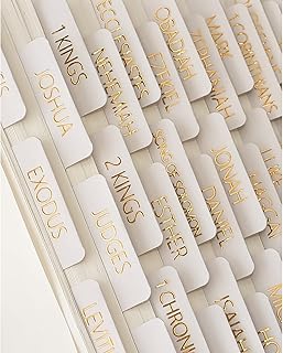Laminated Bible Tabs for Study and Journaling