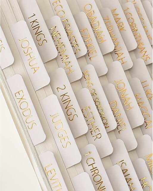 Laminated Bible Tabs for Study and Journaling