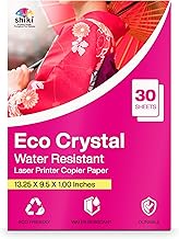 Eco Crystal Laser Photo Paper, 30 Sheets