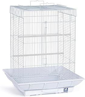 Clean Life Playtop Cage in White