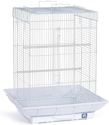 Clean Life Playtop Cage in White
