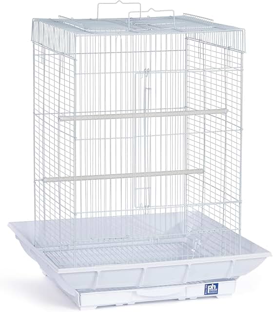 Clean Life Playtop Cage in White