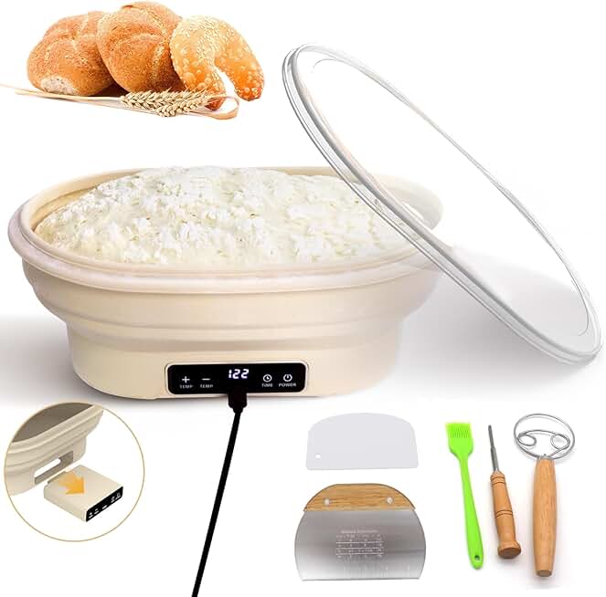 Electric Sourdough Starter Kit with Thermostat and Timer