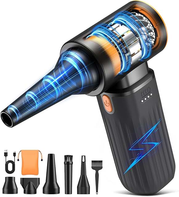 Cordless Electric Air Blower with 3 Speeds