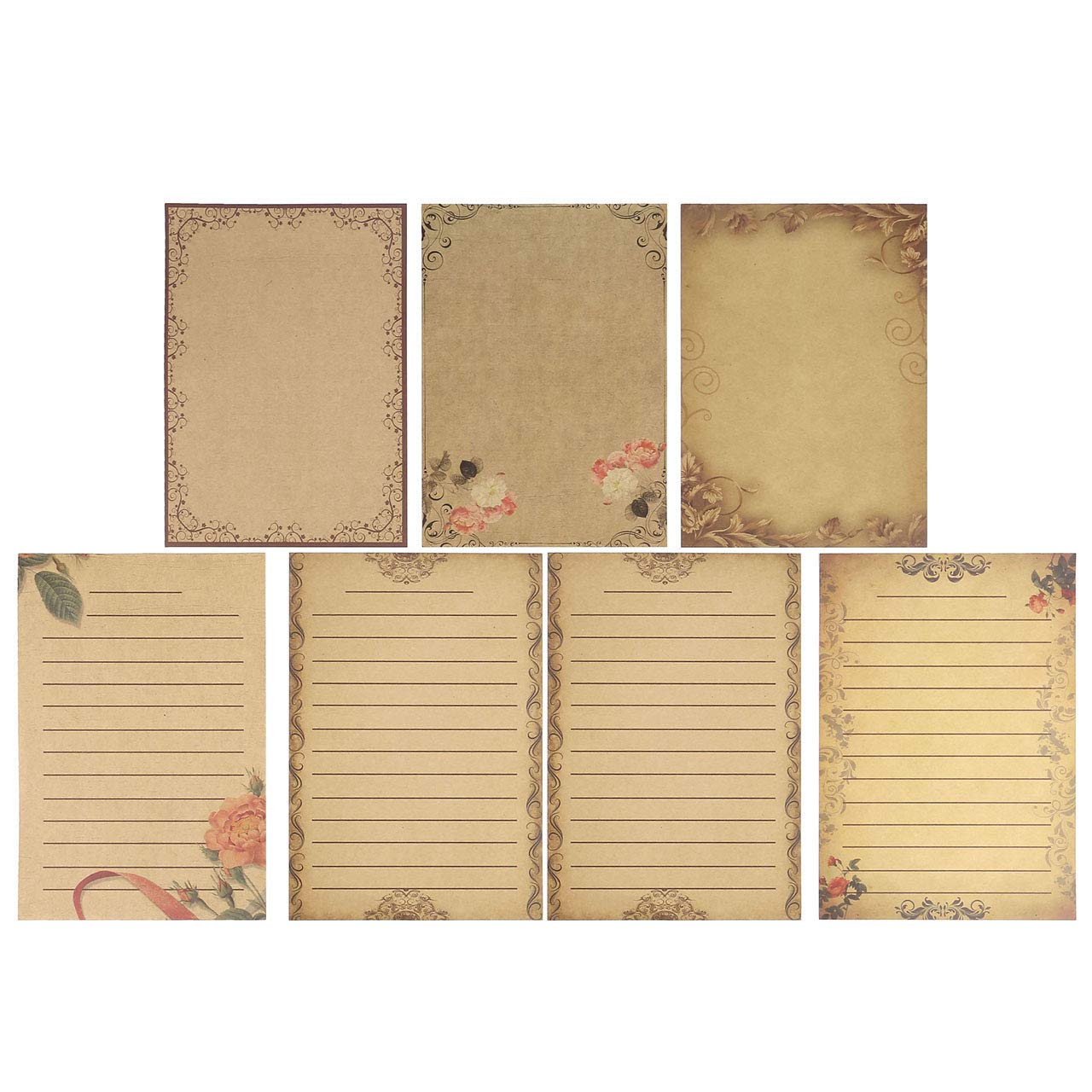 126-Piece Stationery and Envelope Set with Stickers