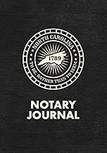 North Carolina Notary Log Book for Public Notarizations