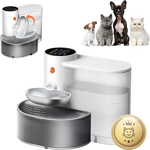 Wireless Pet Water Fountain with Large Capacity