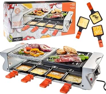 Electric Raclette Grill for Indoor Use