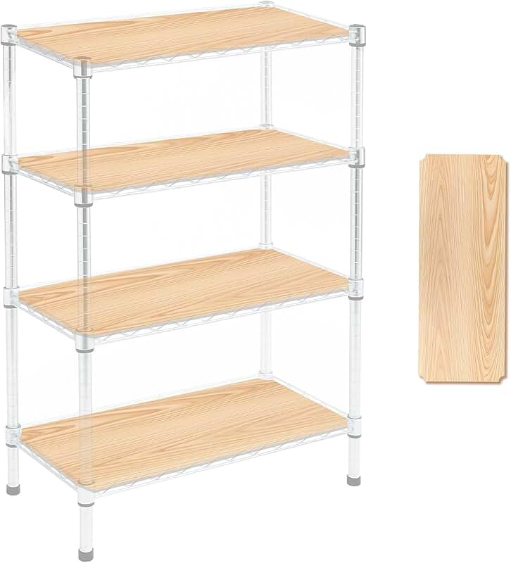 Set of 4 PVC Wire Shelf Covers, 14x36 Inches