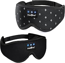Breathable Sleep Mask with Wireless Earphones for Side Sleepers