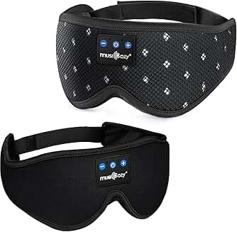 Breathable Sleep Mask with Wireless Earphones for Side Sleepers
