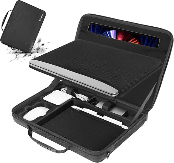 Laptop and iPad Carrying Case, Black