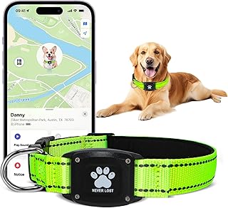 Waterproof GPS Dog Collar with Reflective Strap