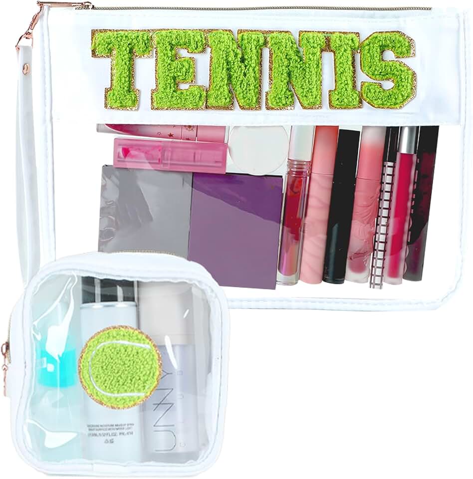 Party Tennis Gift Set with Makeup and Storage Bags