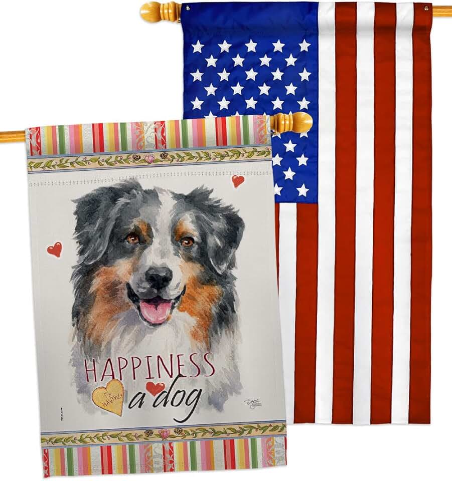 Australian Shepherd House Flag Pack for Dog Lovers