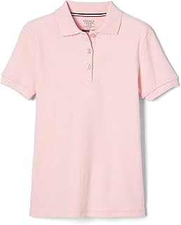 Girls' Short Sleeve Picot Collar Polo Shirt