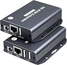 HDMI KVM Extender Over Ethernet, 495 Feet, USB Support