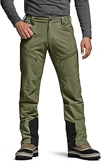 Men's Softshell Fleece-Lined Winter Hiking Pants