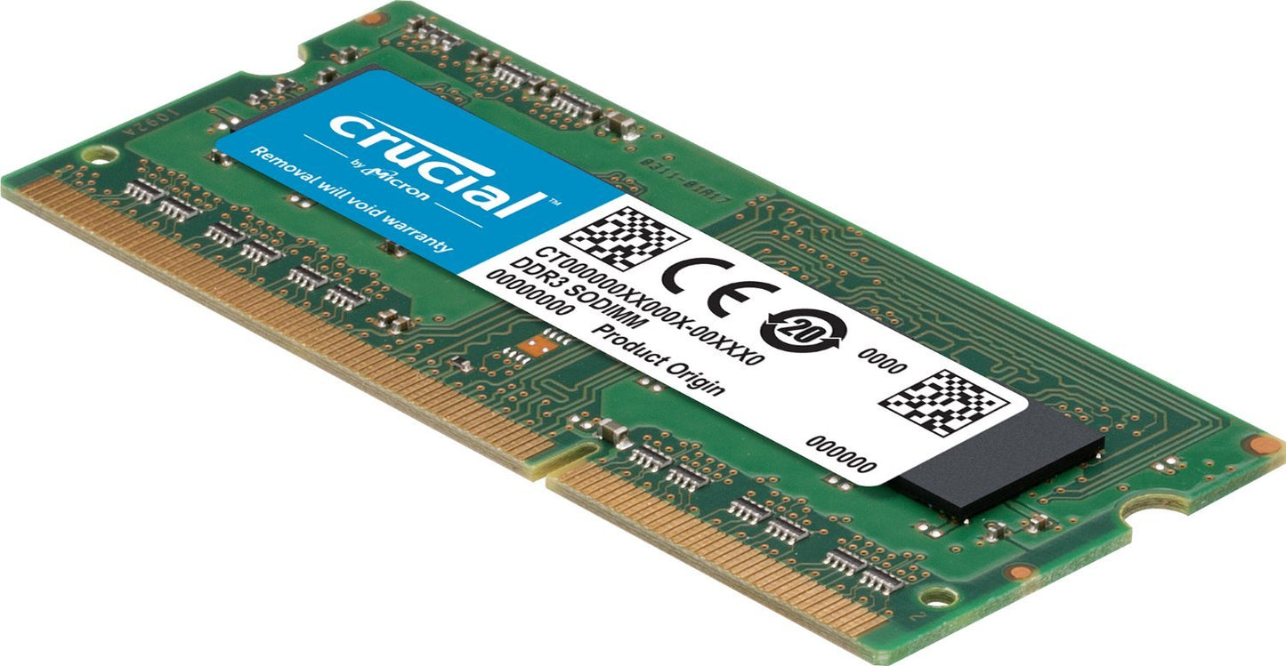 RAM 8GB DDR3 1600 MHz CL11 Laptop Memory CT102464BF160B