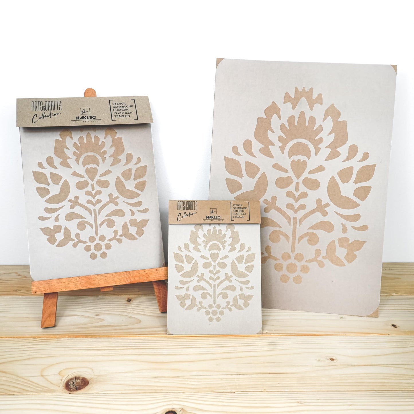 Eco-Friendly Reusable Polish Folk Ornament Stencil Set (A3, A4, A5)