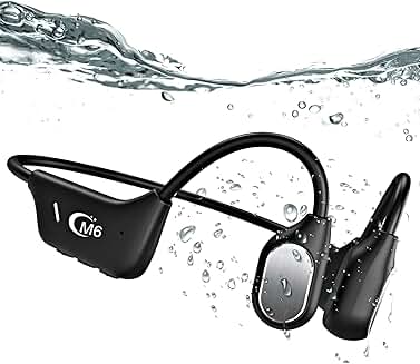Open Ear Waterproof Bone Conduction Headphones with MP3 Player