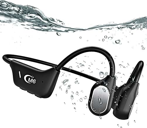 Open Ear Waterproof Bone Conduction Headphones with MP3 Player