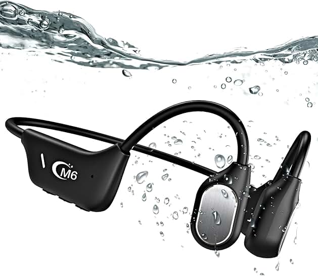 Open Ear Waterproof Bone Conduction Headphones with MP3 Player