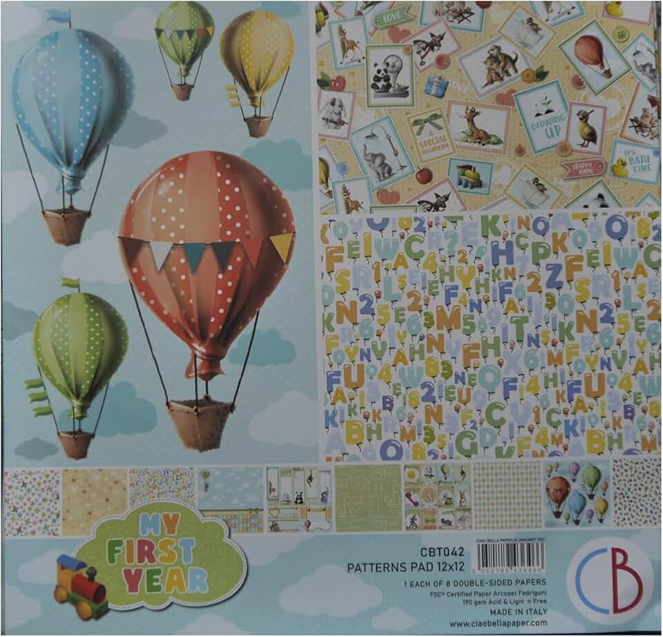 My First Year Creative Patterns Pad with Baby Animals