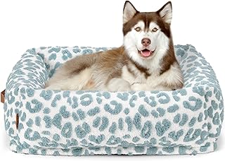 Large Dog Bed with Washable Orthopedic Cushion