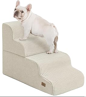 Dog Bed Stairs, 19.7" High, Non-Slip, Indoor