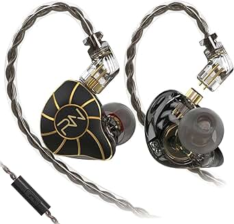 Wired HiFi Stereo Earbuds with Microphone for Music and Singing