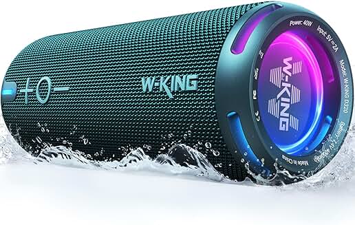 Portable Waterproof Bluetooth Speaker with Deep Bass