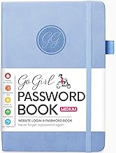 Password Organizer Notebook with Alphabetical Tabs