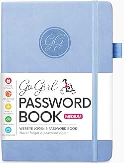 Password Organizer Notebook with Alphabetical Tabs