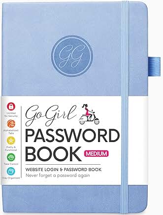 Password Organizer Notebook with Alphabetical Tabs