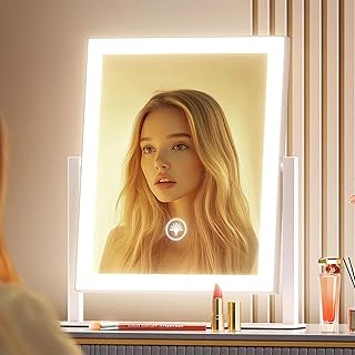 Lighted 15.2" Vanity Mirror with Lights and Magnification