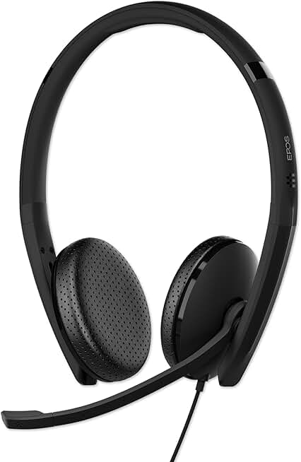 Wired USB C Headset with Microphone and BrainAdapt Technology